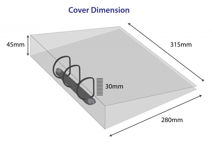 30mm A4 Print Wrap Ring Binder - Image 3
