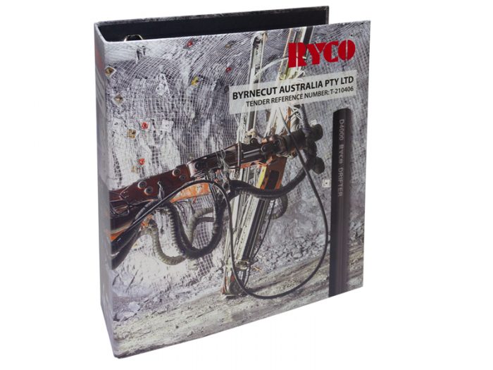 65mm A4 Print Wrap Ring Binder