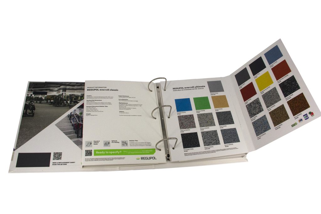 Regupol Swatch Binder